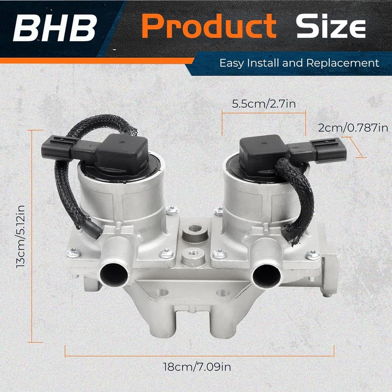 BHB Store صمام تحكم مضخة فحص حقن الهواء الثانوي متوافق مع تويوتا تندرا سيكويا لكزس LX570 لاند كروزر V8 5.7L استبدال 2570138064 2570138060 2570138061 2570138062 2570138063 911643 119137 - Image 4
